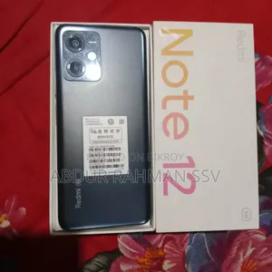 শাওমি রেডমি নোট ১২ ২৫৬ জিবি ব্ল্যাক