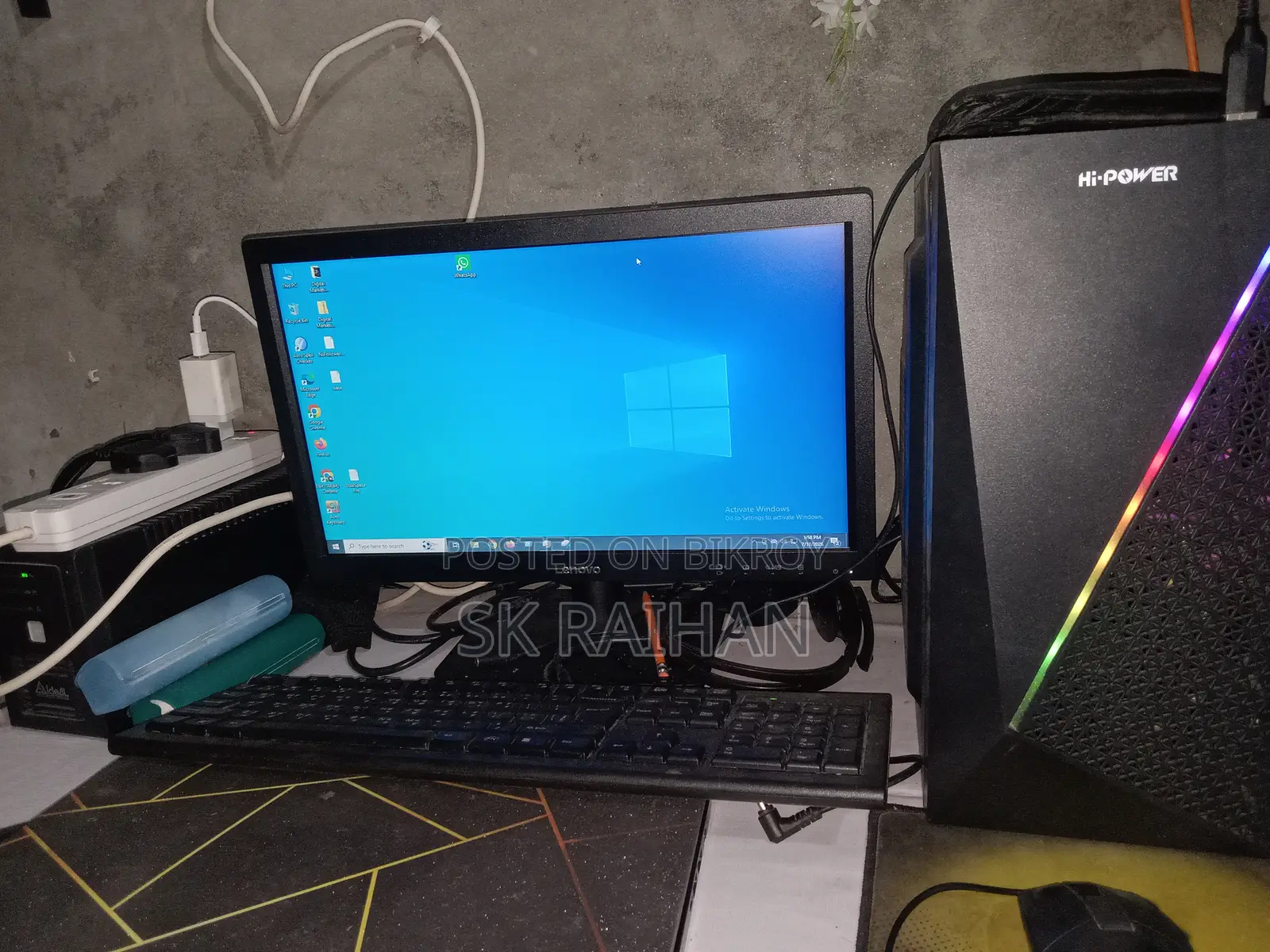 Desktop Computer ASUS 8GB Intel Core I5 SSD 256GB