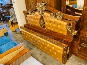 Chittagong Teak Wooden Bed BL140F