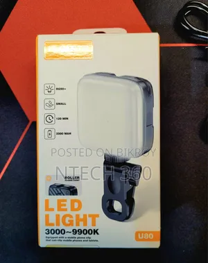 Plokama LED Light U80 for Selfies, Vlogging