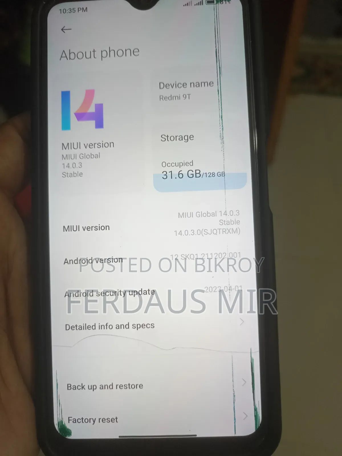Xiaomi Redmi 9T 128 GB Black