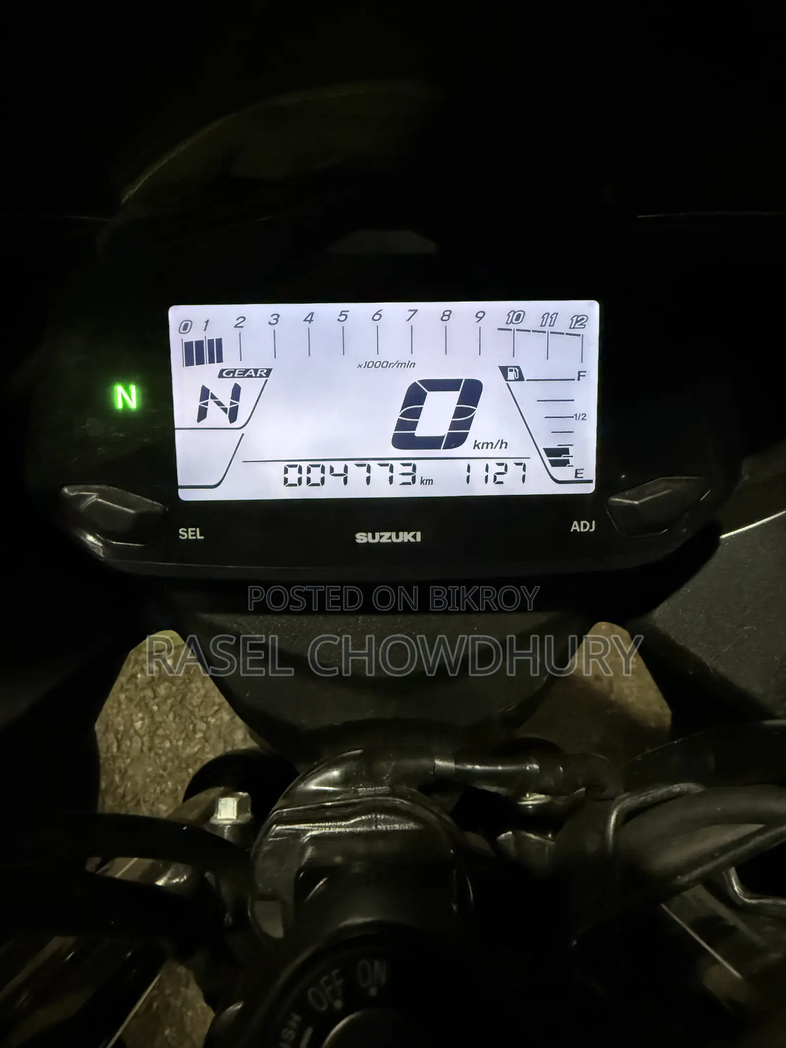 New Suzuki Gixxer SF FI 2026 Black