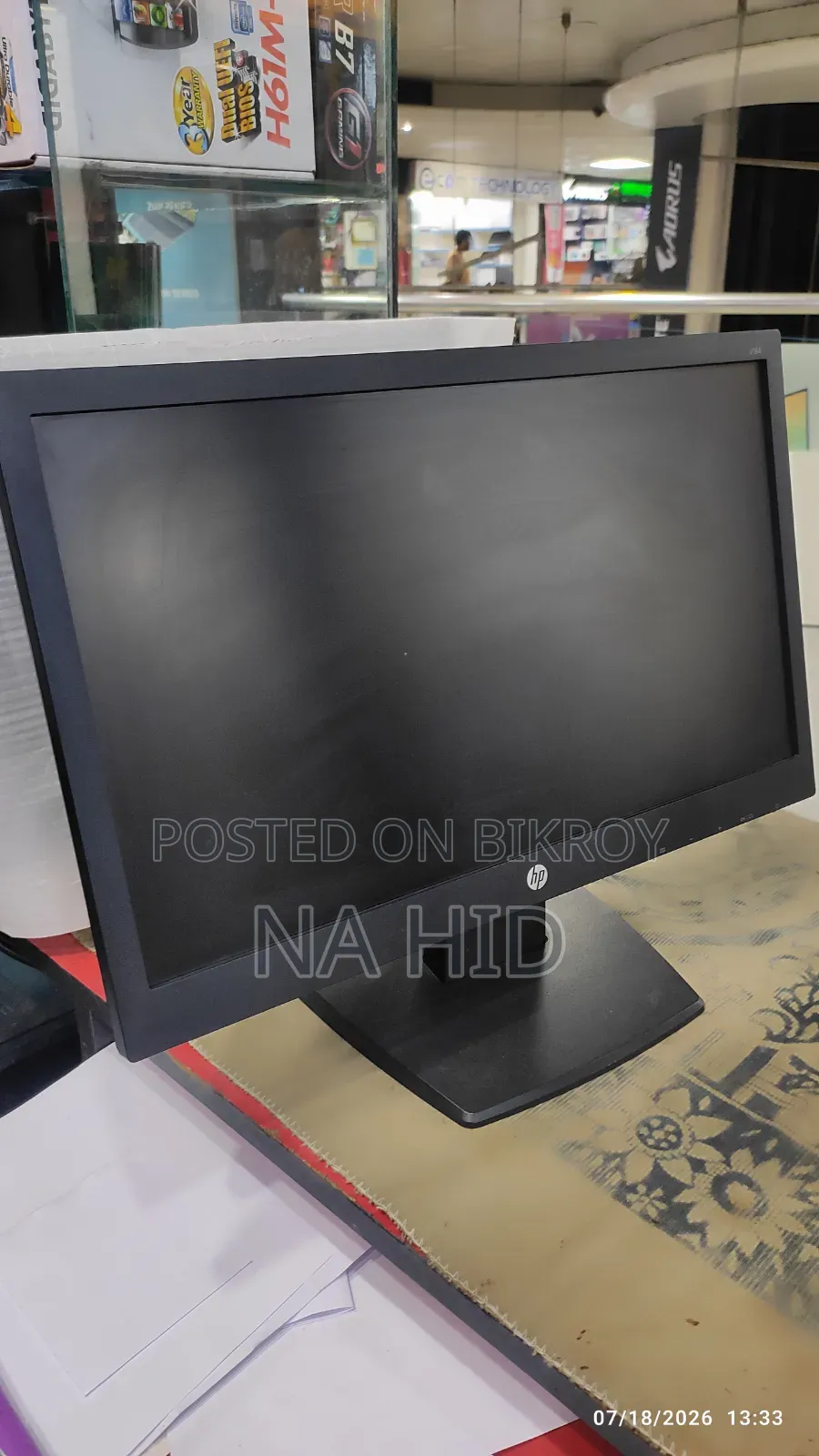 HP V194 18.5 Inches HD Display Monitor