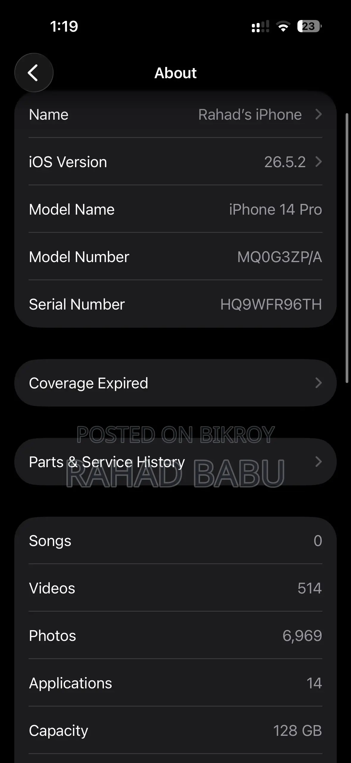 Apple iPhone 14 Pro 128 GB Purple