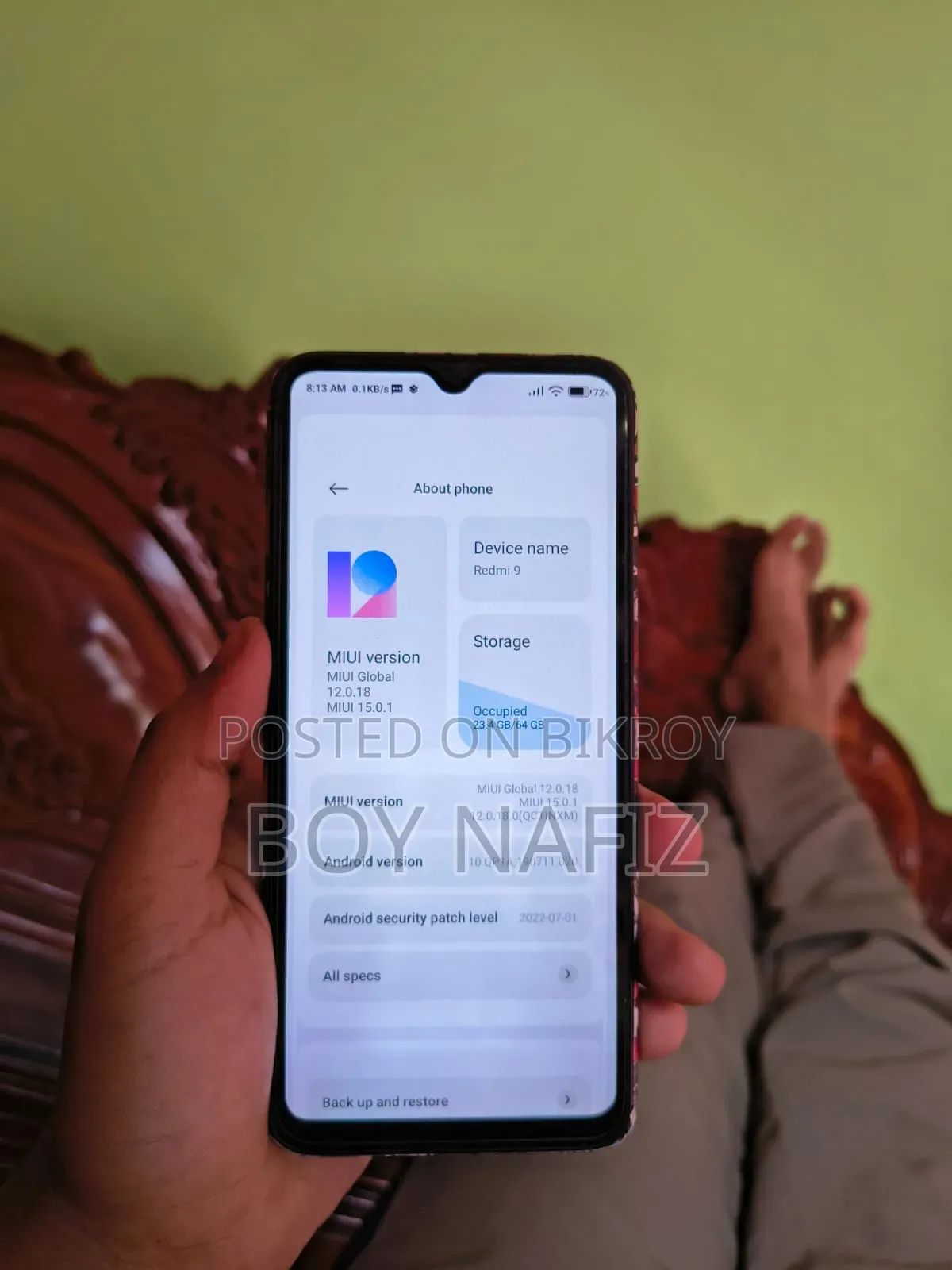 Xiaomi Redmi 9 Activ 64 GB Black