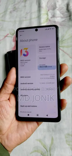 Xiaomi Redmi Note 10 Pro Max 128 GB Black