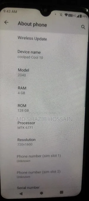 Coolpad Cool 10 128 GB Black