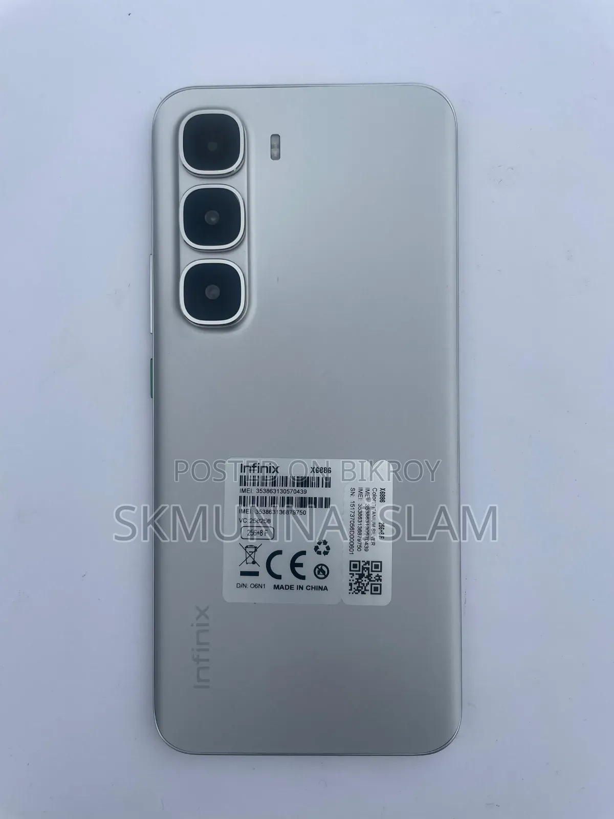 ইনফিনিক্স হট ৬০ প্রো+ ১২৮ জিবি সিলভার
