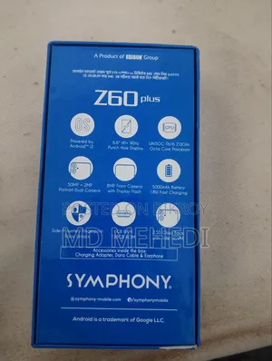 Symphony Z60 Plus 128 GB Blue