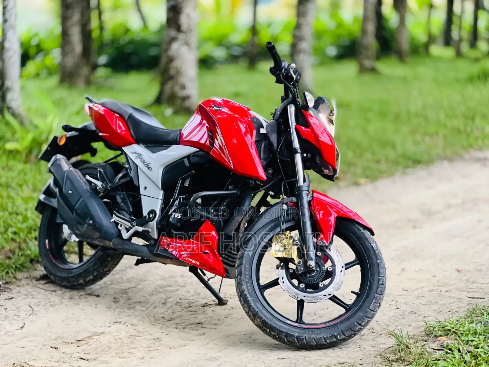 TVS Apache RTR 160 4V 2021 Red