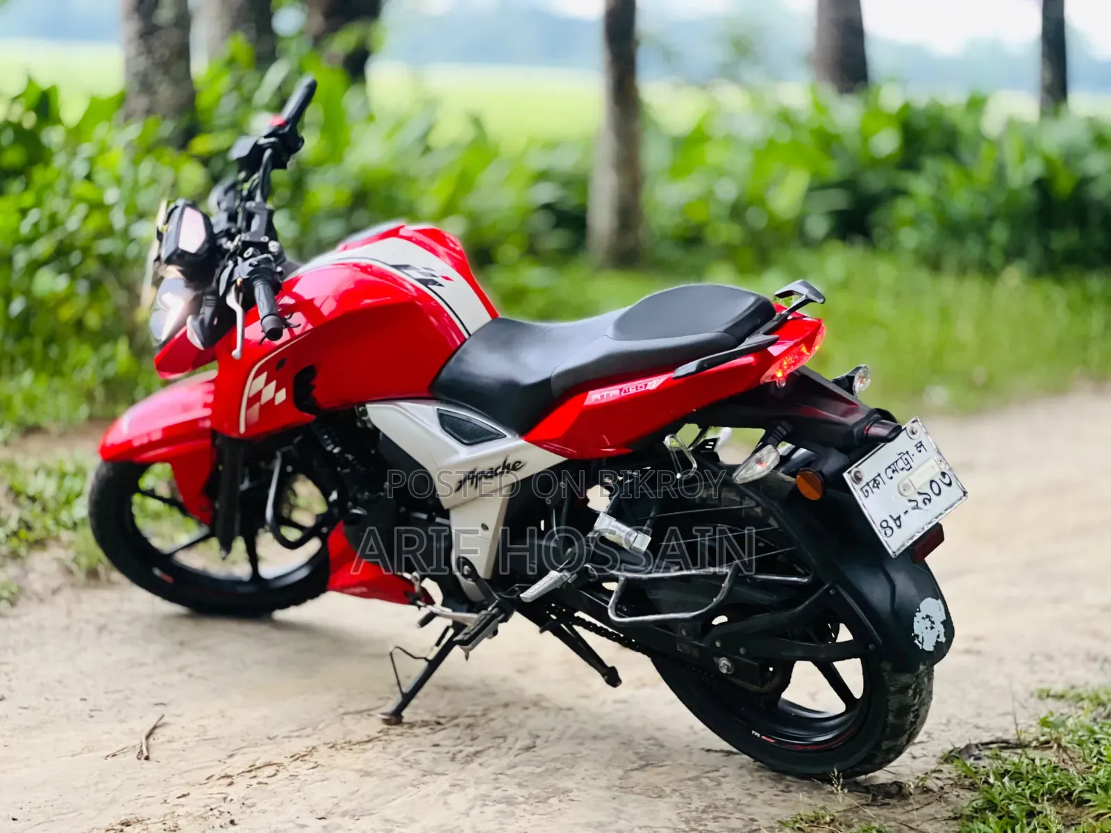 TVS Apache RTR 160 4V 2021 Red