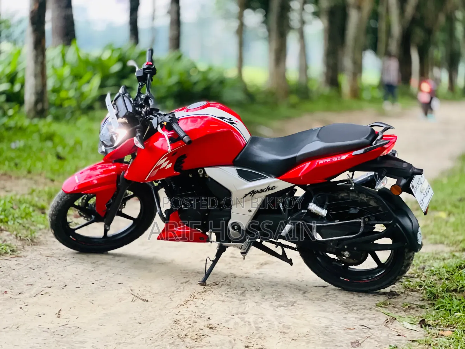 TVS Apache RTR 160 4V 2021 Red