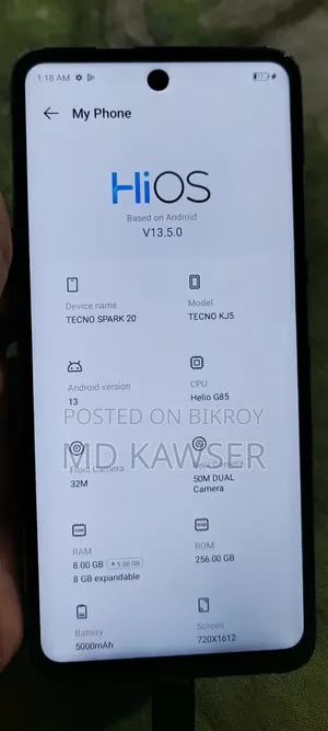 Tecno Spark 20 256 GB