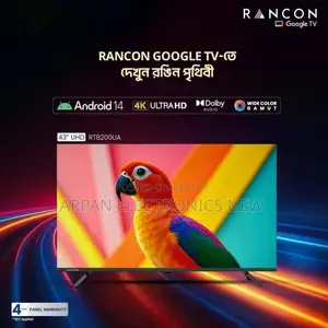 Rancon 43 Inch Uhd-Rt8200ua43 New