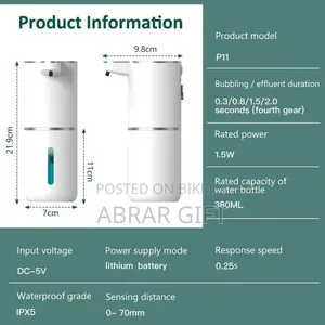 Automatic Touchless Foam Soap Dispenser