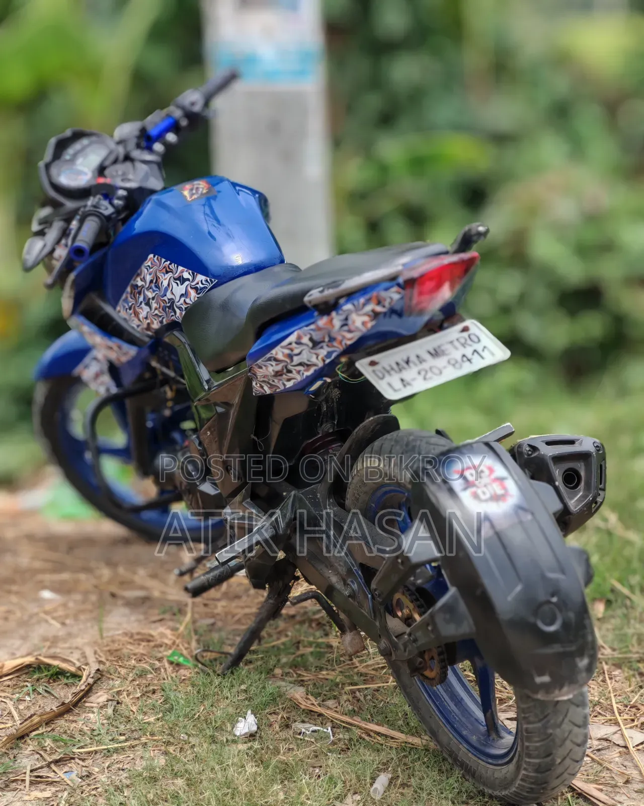 এইচ পাওয়ার ম্যাক্স-জেড ১৫০ ২০১৮ নীল