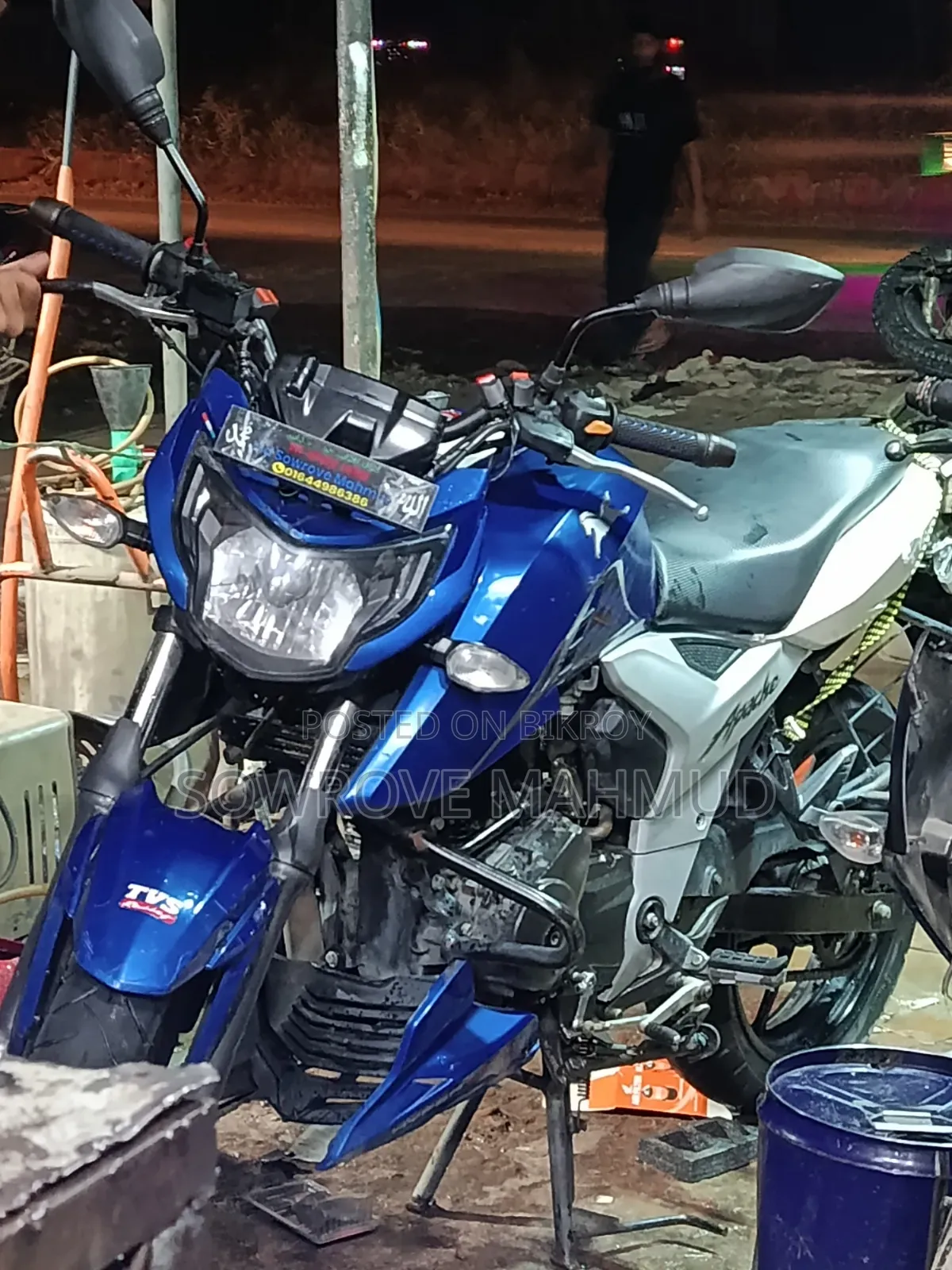 TVS Apache 160 4V 2020 Blue