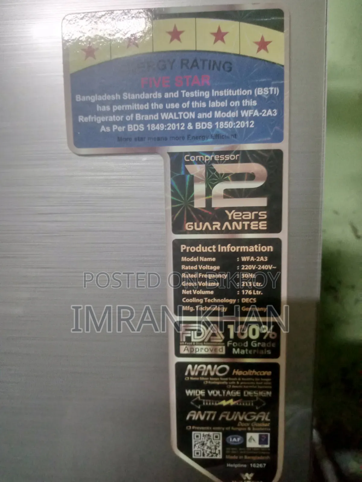 Walton Fridge