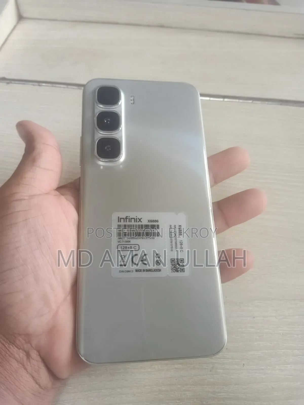Infinix Hot 60 Pro+ 128 GB Silver