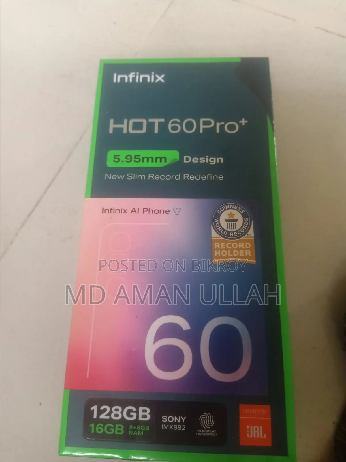 Infinix Hot 60 Pro+ 128 GB Silver