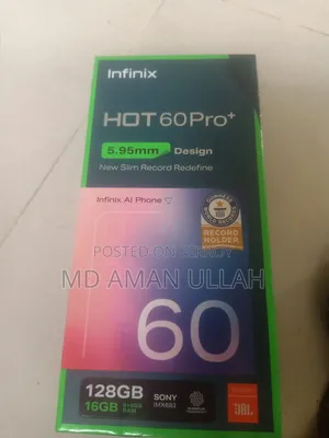 Infinix Hot 60 Pro+ 128 GB Silver