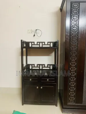 Oven Cabinet Made of Oak Wood