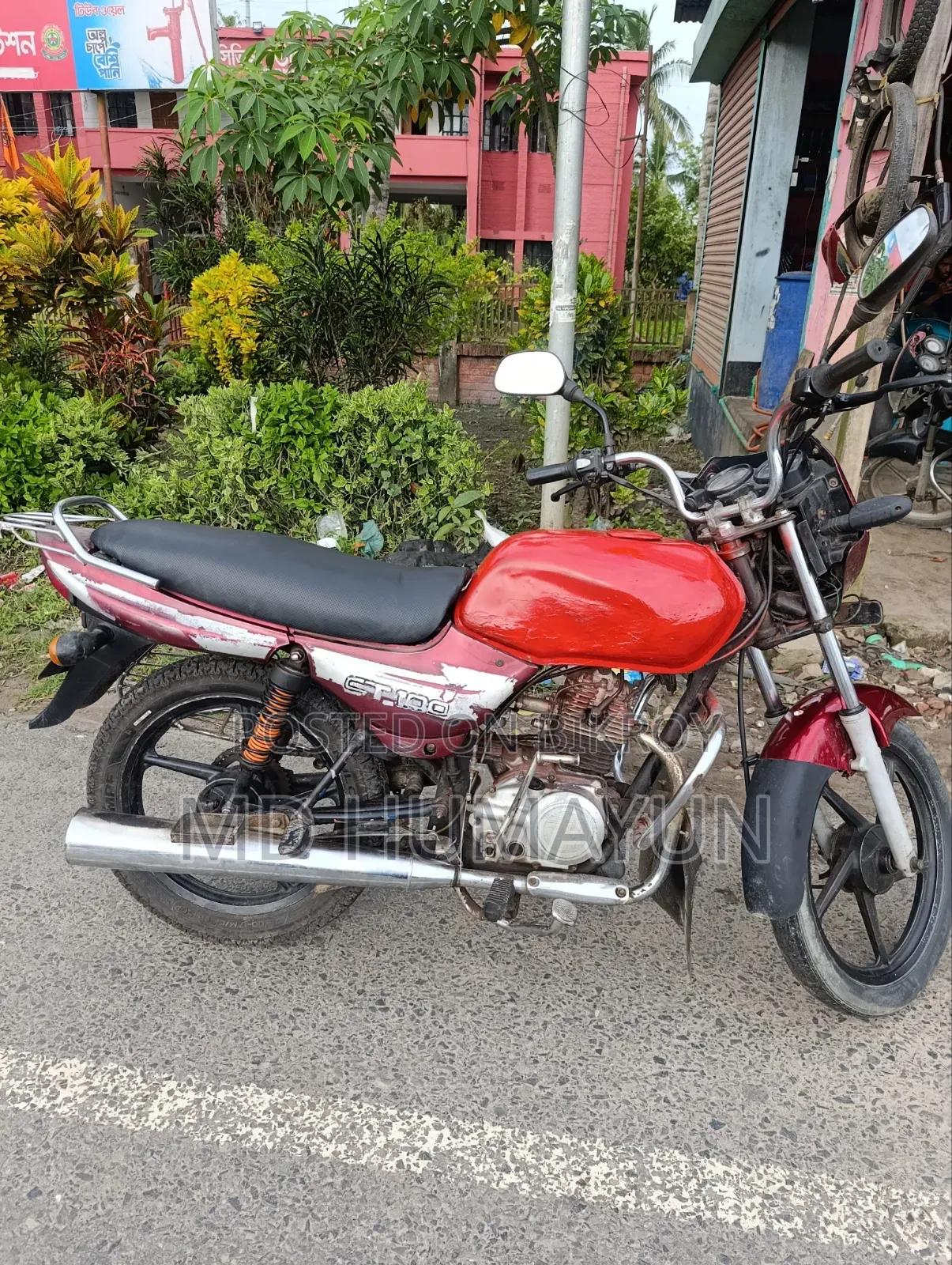 Bajaj CT 100 2017 Red