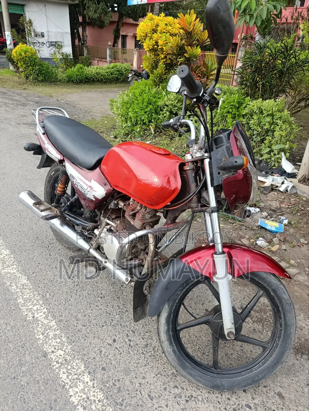Bajaj CT 100 2017 Red