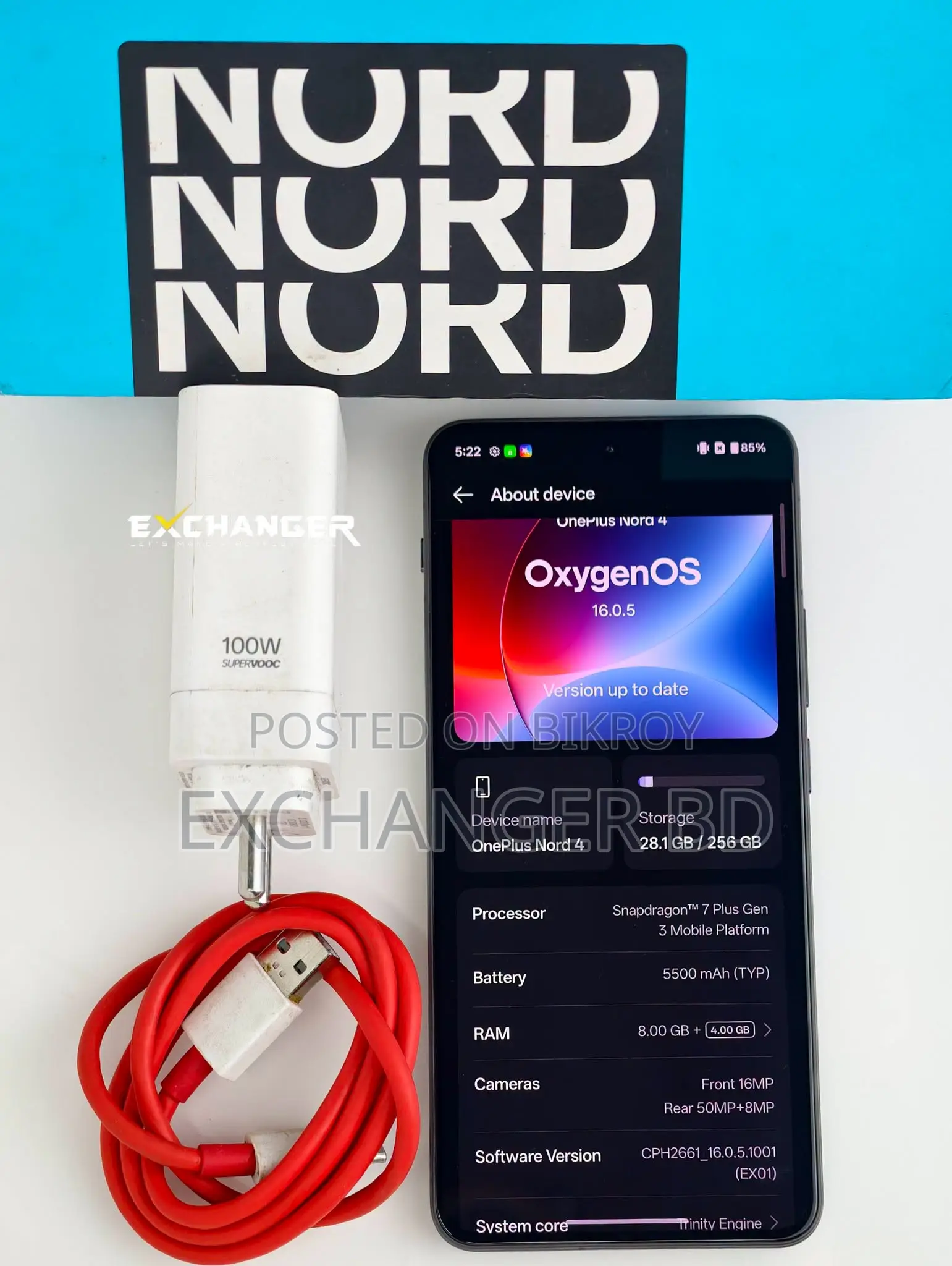 OnePlus Nord 4 256 GB Gray