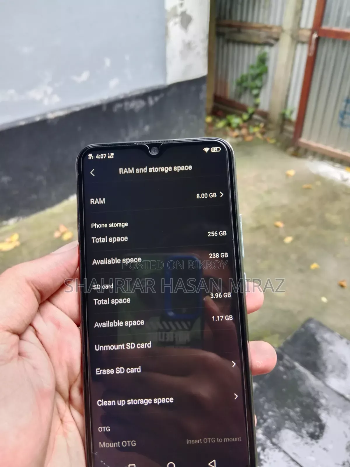 Vivo Y17 256 GB Blue