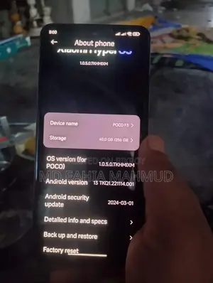 Xiaomi Poco F3 256 GB Black