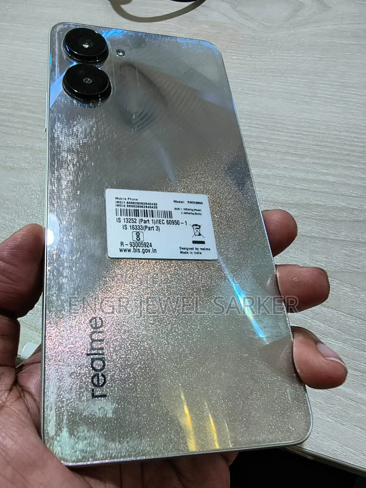 রিয়েলমি ১০ প্রো ১২৮ জিবি সিলভার