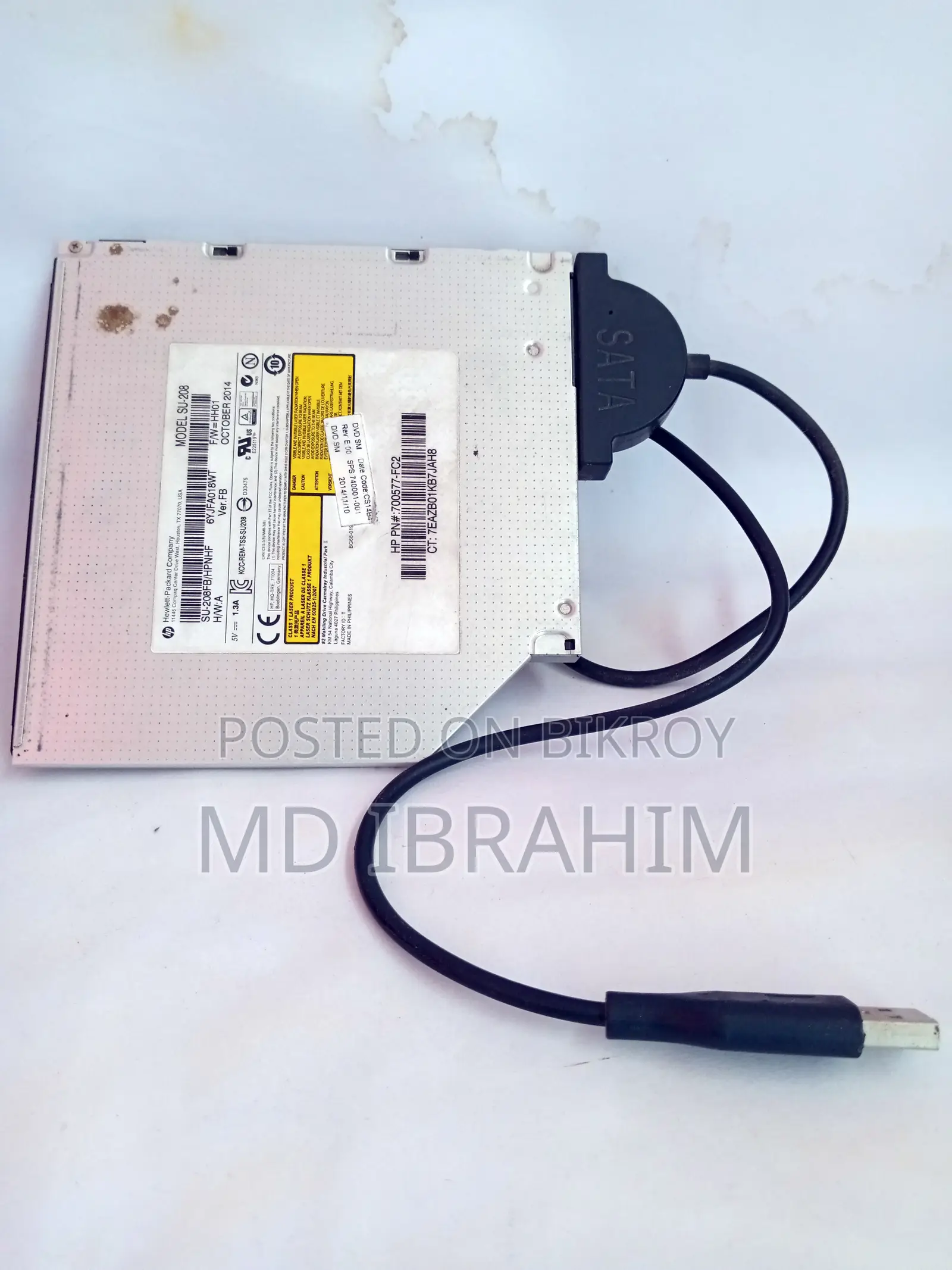 Mini SATA to USB Cable Optical Drive
