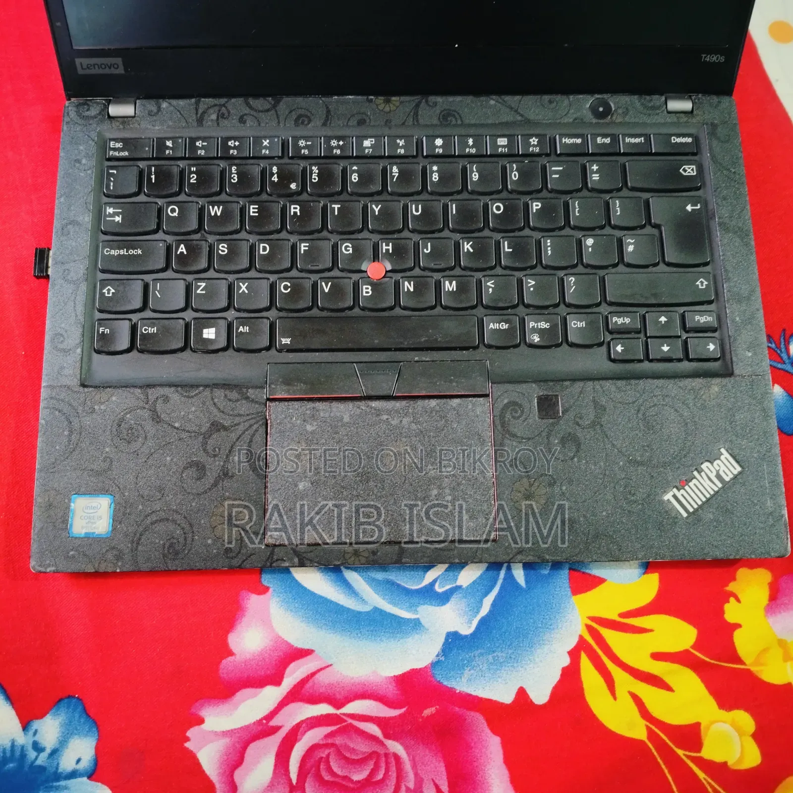 Laptop Lenovo ThinkPad T490s 8GB Intel Core I5 SSD 256GB
