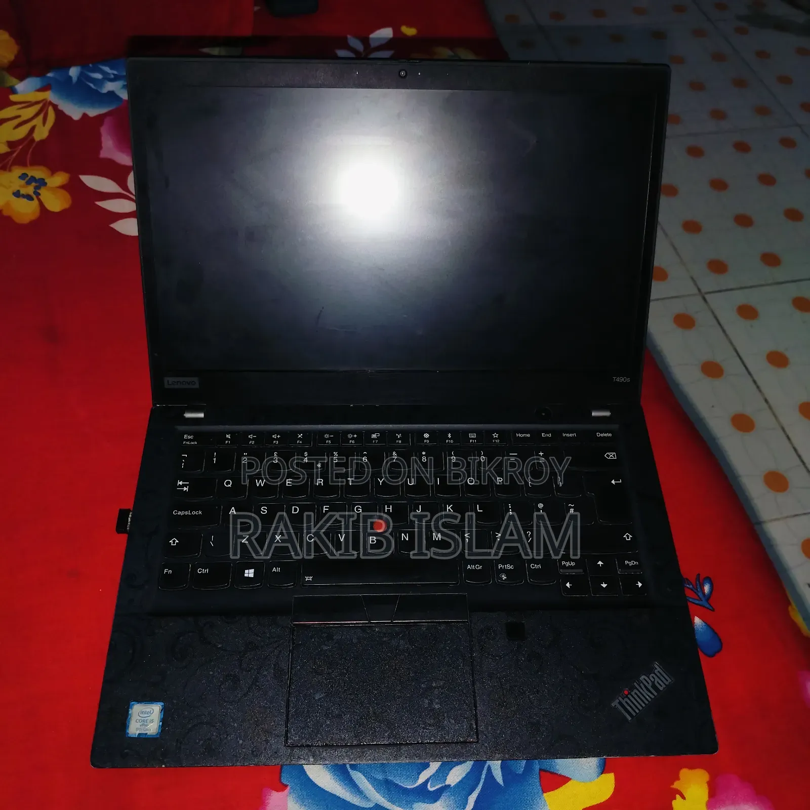 Laptop Lenovo ThinkPad T490s 8GB Intel Core I5 SSD 256GB