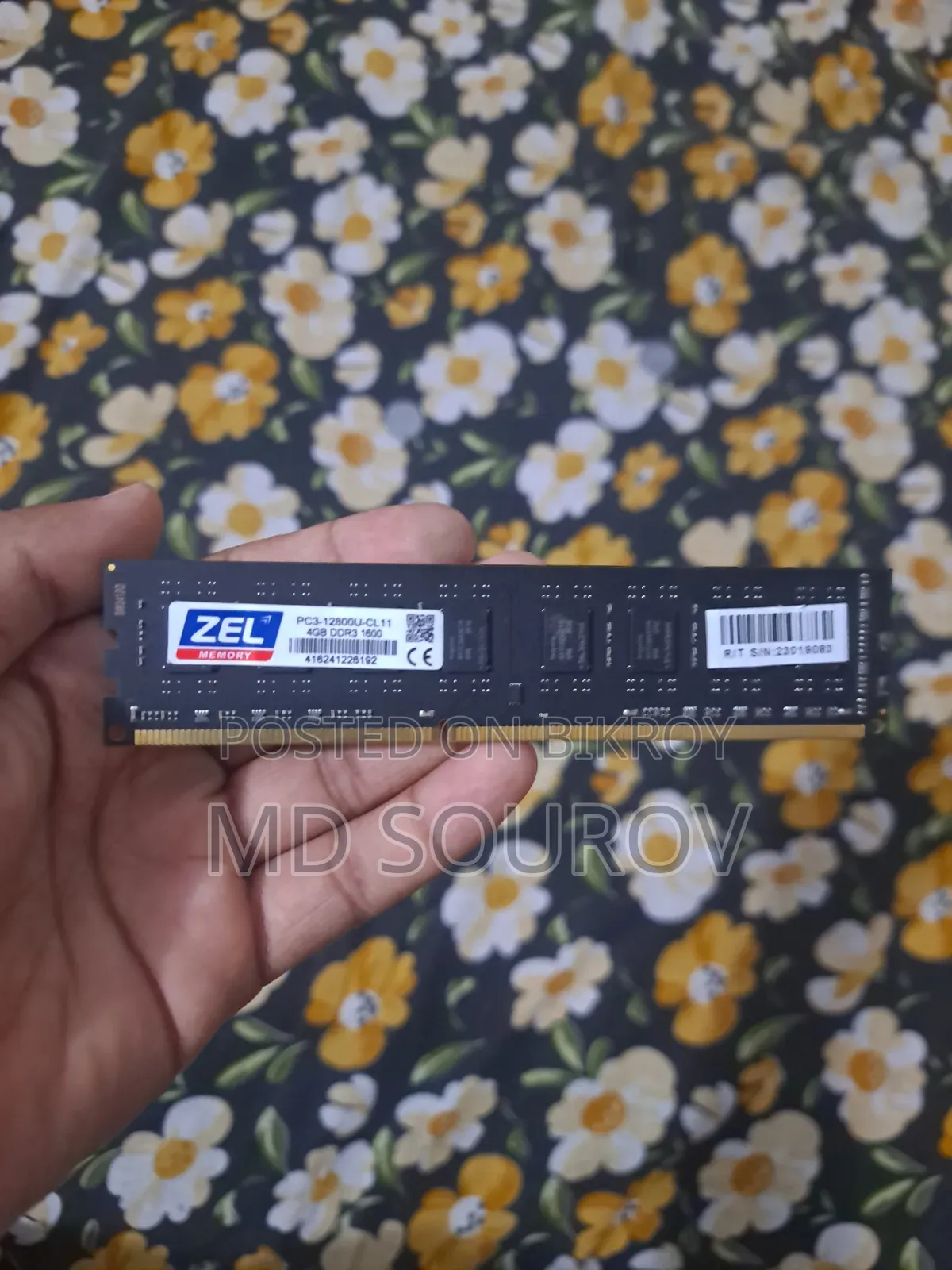 Zel DDR3 4GB RAM
