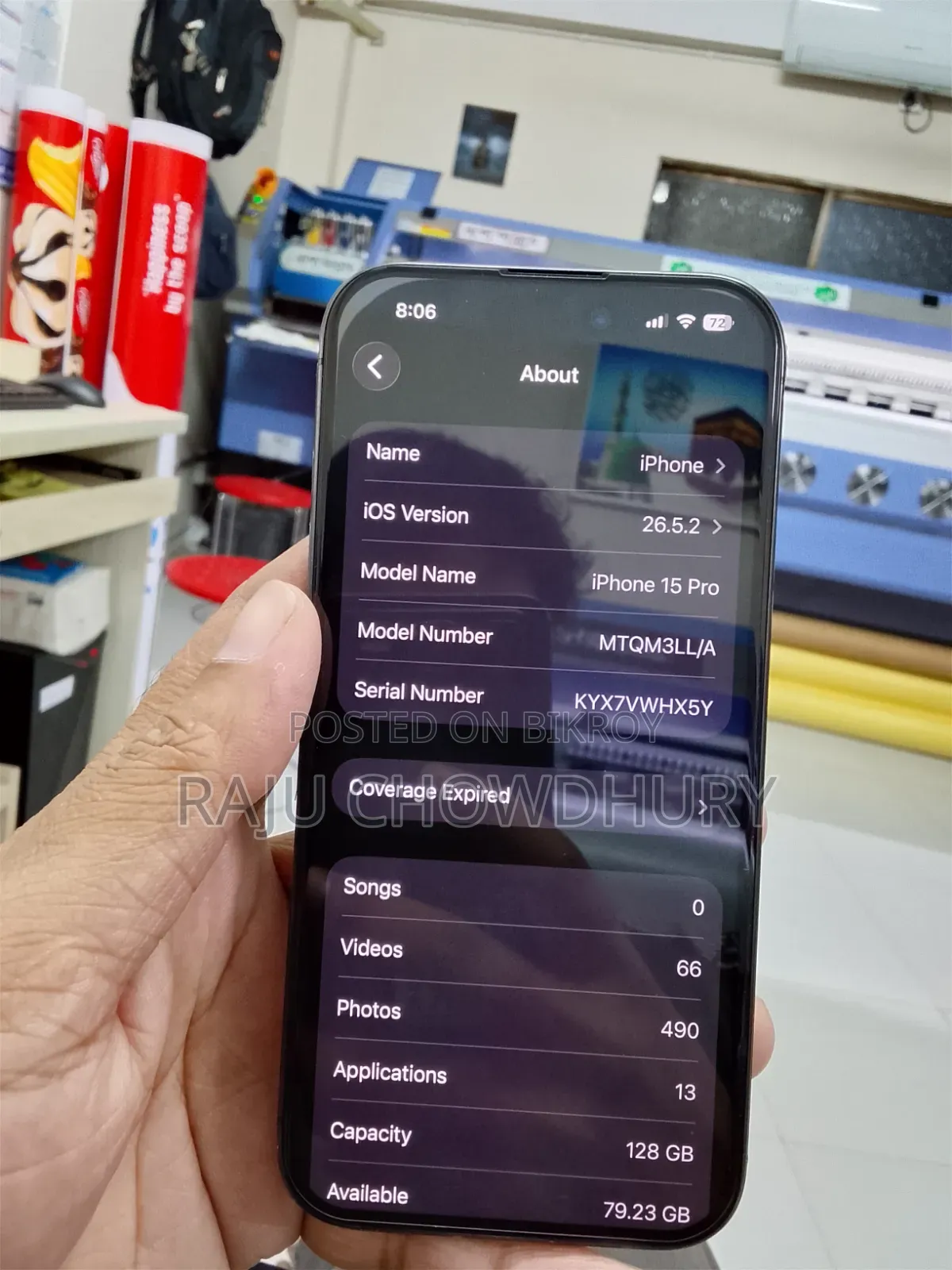 Apple iPhone 15 Pro 128 GB Black