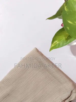 ক্রিঙ্কল সাটিন সিল্ক হিজাব