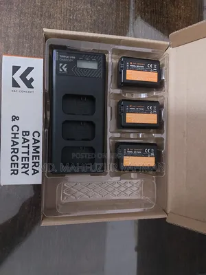 K F Concept Triple Charger ও ৩টি NP-FW50 Battery বিক্রি হবে