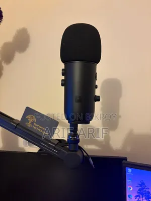 Blue Yeti Microphone With Heavy Mic Arm