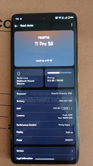 Realme 11 Pro 128 GB Black