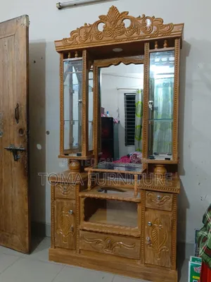 চিটাগং সেগুন কাঠের ড্রেসিং টেবিল