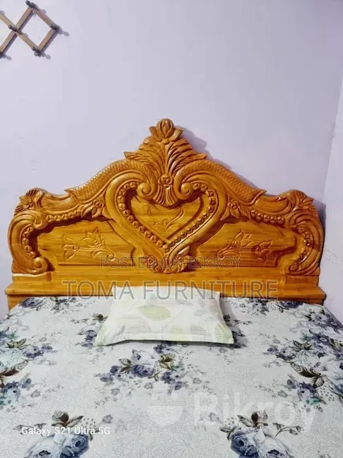 আকাশি কাঠের খাট ৬/৭