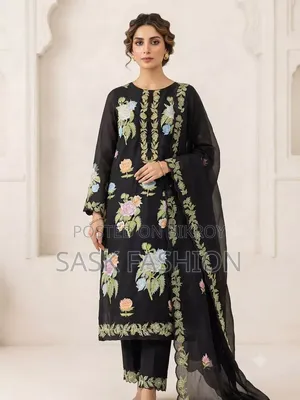 Sapura Muslin 4-piece, Unstitched Three-piece
