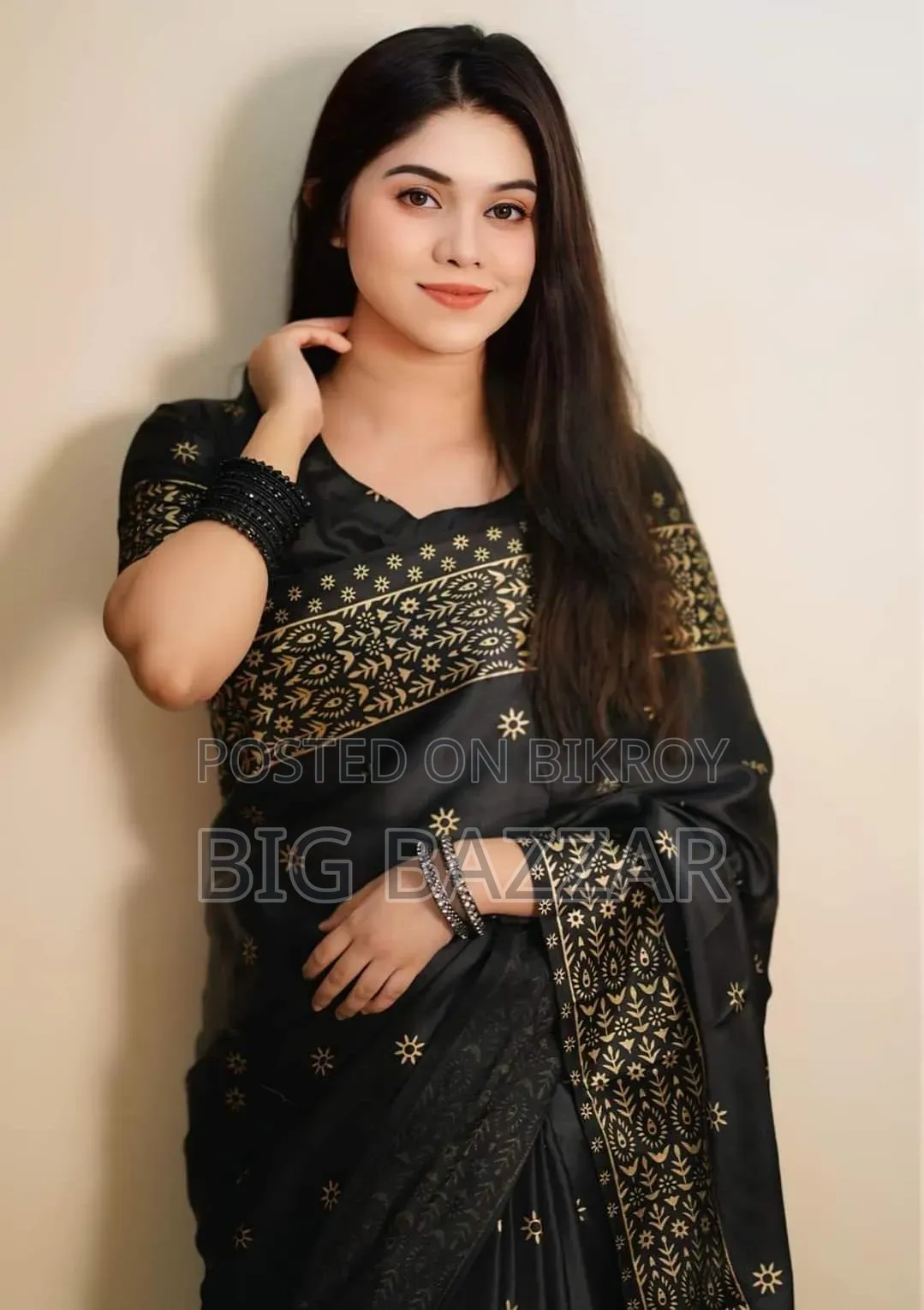 Japani Silk Skin Print Sharee With Blouse Piece