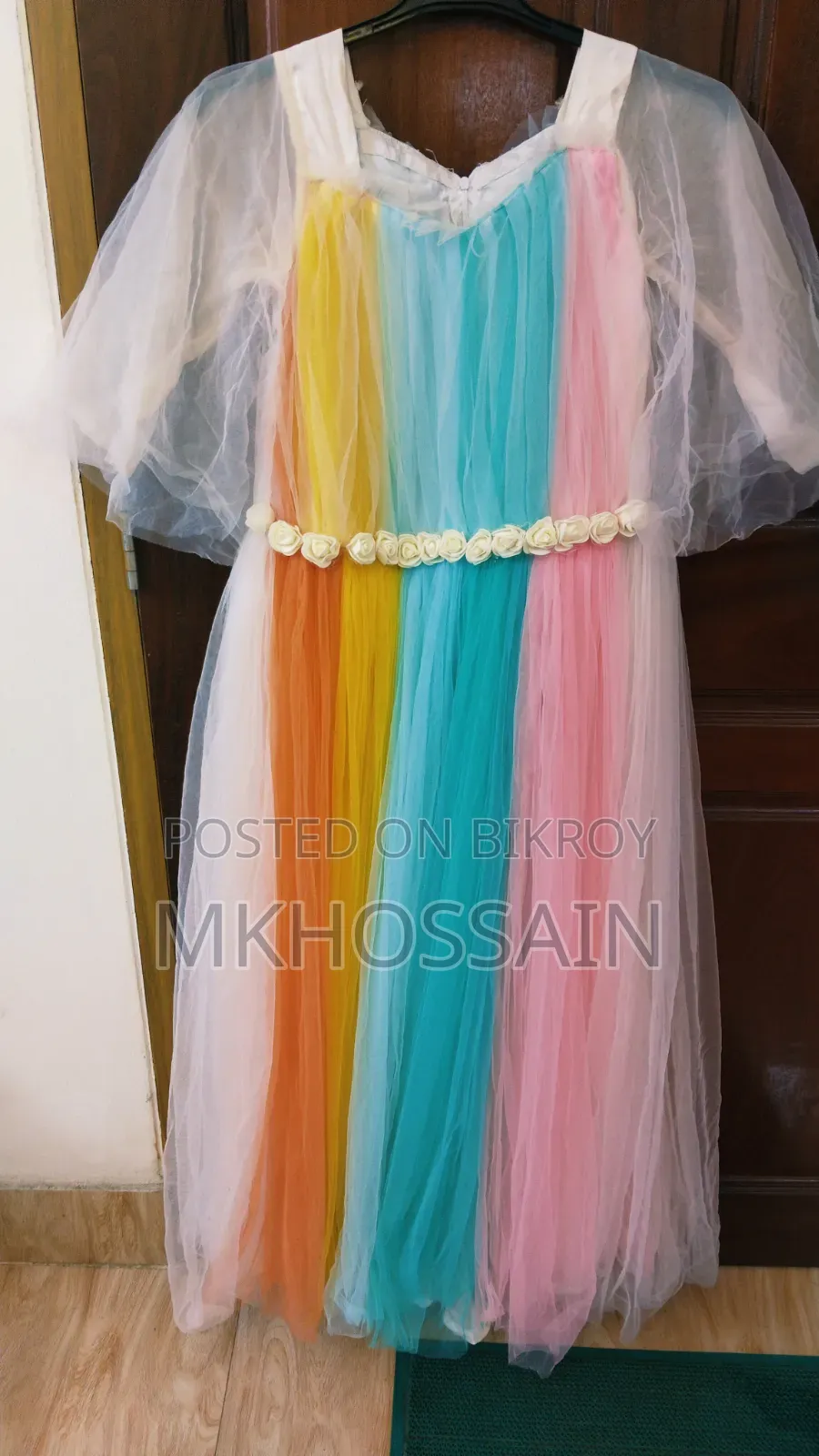Long Gown Rainbow Dress Bikri Kora Hobe