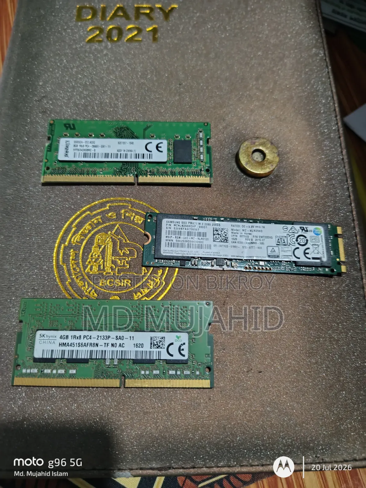 Ram 4gb and 8gb SSD 256gb Asha