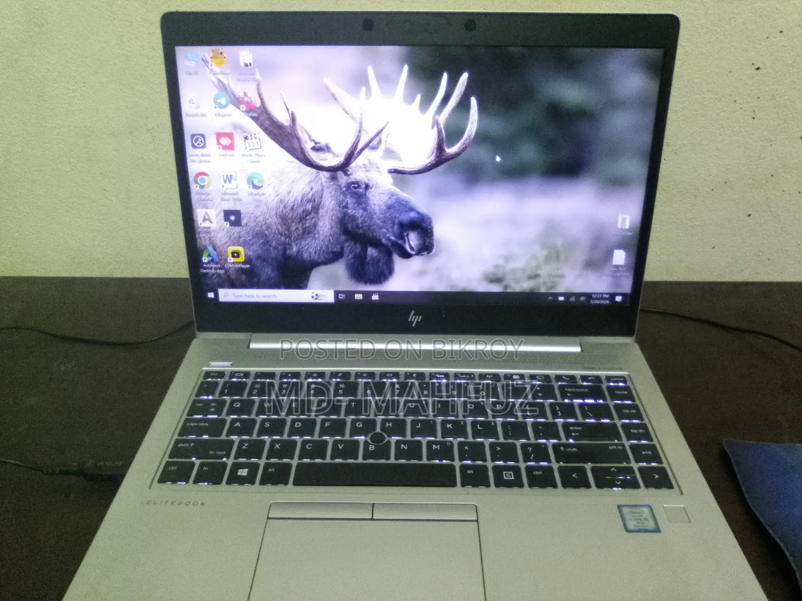 Laptop HP EliteBook 840 G6 16GB Intel Core I5 eMMC 256GB