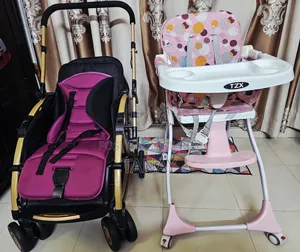 Baby Stroller + Baby Feeding Chair