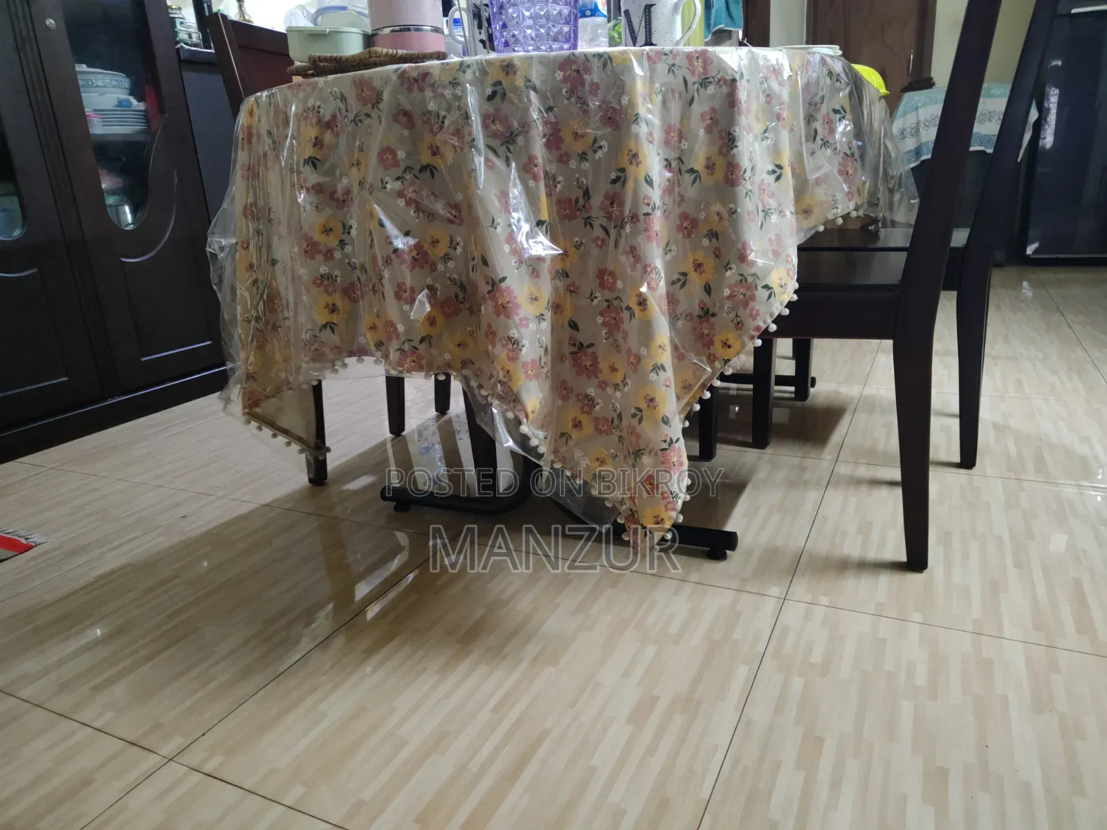Partex Six Seated Dining Table Chair Set (Steel Structure)